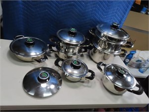 15pc PROFESSIONAL 18-10 CR/NI Stainless Cookware