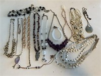 Costume Jewelry Many Natural Stones