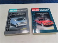 (2) CHILTON Auto Repair Books VANS~Chevy Cars