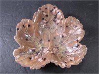 Very Unique Leaf Shaped Trinket Bowl or Ashtray