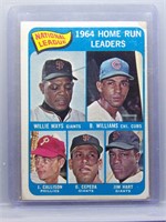 Willie Mays Billy Williams 1965 Topps HR Leaders