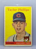 Taylor Phillips 1958 Topps
