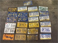 LOT OF LICENSE PLATES