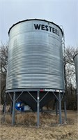 OFFSITE: Westeel 1805 4200 Bushel Bin on Hopper