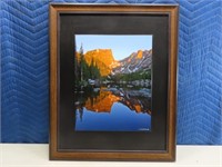 Framed Les Barstow Photography Mountain Scene Art