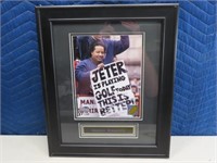 Framed MANNY RAMIREZ NY Yankees World Series Pic