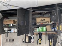 CONTENTS OF GARAGE CABINETS INCLUDING RIVETS,