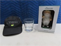 (3) MASTER'S Golf 2022 Hat~Glass~Gnome Collectible