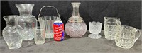 Perfection Royal Pattern Bottle & Clear Glass-Lot