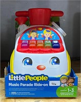 Little People Music Parade Ride On, Tested Works