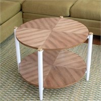 New Mondern 2-Tier Round Coffee Table