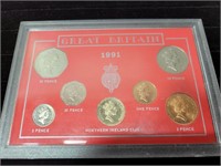 1991 Great Britain Coin Set