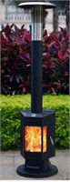 Steel Patio Pellet Heater - FlamePro 81 in