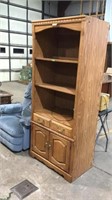 Book shelf unit with storage