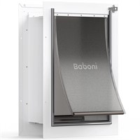 New $130 Baboni Pet Door for Wall, Steel Frame
