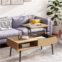 New Lift Top Coffee Table with Storage 39" Rising