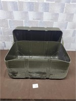 Plastic hard shell military box