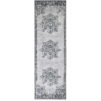 New Superior Rug, 2ft 7in x 8ft, Grey