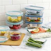 New Snapware Pyrex 18-piece Glass Food Storage Set
