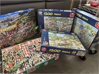 LOT OF 5 PUZZLES