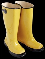 Size 15 Seattle Glove Yellow Rubber Boots