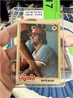 1978 TOPPS PETE ROSE BASEBALL CARD