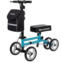 New Knee Scooter with Dual Brakes Blue