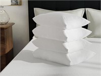 New BioPEDIC Polyester Premium Pillows Set 4 BioPE