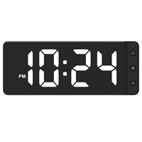 LED Digital Wall Clock with Large Display, Big...