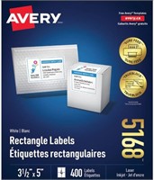 2000 PCS Avery Laser/Inkjet Shipping Labels