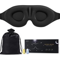 New Sleep Eye Mask for Men Women, 3D Contoured