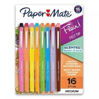 New Paper Mate Flair 16pk Scented Felt Pens