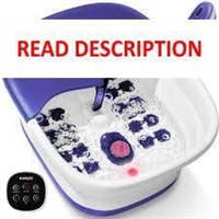 $42  Knqze Collapsible Foot Spa with Heat  16 Mass