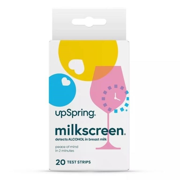 New UpSpring MilkScreen Breast Milk Test Strips