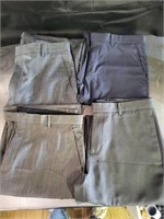 Men’s Grey & Pinstripe Dress Pants