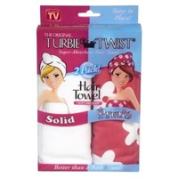 New Turbie Twist Microfiber Hair Towel Purple