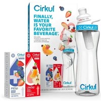 New Cirkul 22 oz Water Bottle With 2 Cartridges