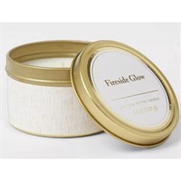 New 5oz Gold Tin with Full Wrap Band Candle