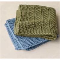 New $20 Cotton Knitted Washcloth Set