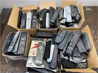 LARGE LOT OF REMOTES INCLUDING TV, VCR, DVD