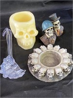 Skull Ashtray, Figurines & More