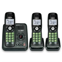 Vtech DECT 6.0 3 Cordless Phones with Caller...