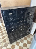 METAL FILING CABINET W/ CONTENTS INCLUDING
