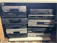 (11) VCR PLAYERS INCLUDING SHARP, RCA, SANYO,