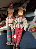 2 Antique Made in Poland Dolls w/Labels