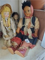 3 Antique Dolls