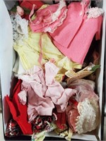 Box Lot of Vtg. Doll Clothes