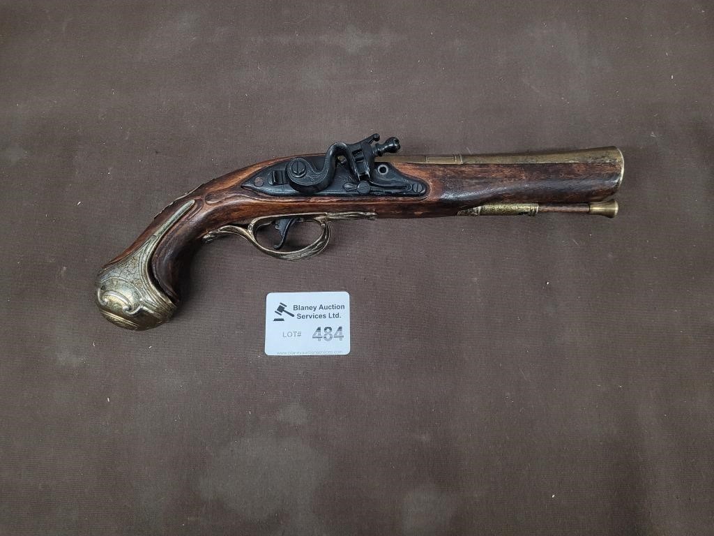 Replica antique black powder pistole