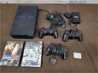 Sony Play Station 2 gaming system with controllers