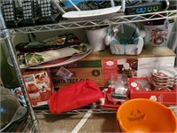 Shelf Lot Of Holiday Items
